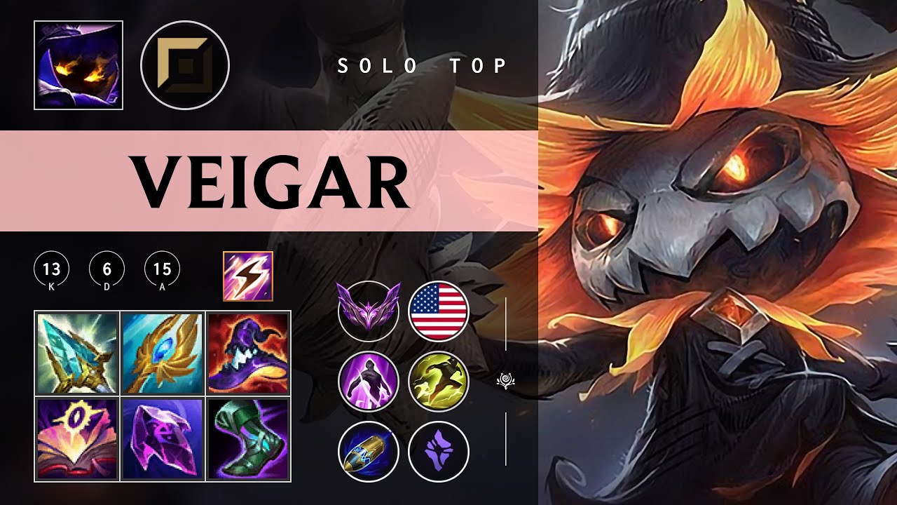 Veigar Top vs Azir - NA Master Patch 26.02
