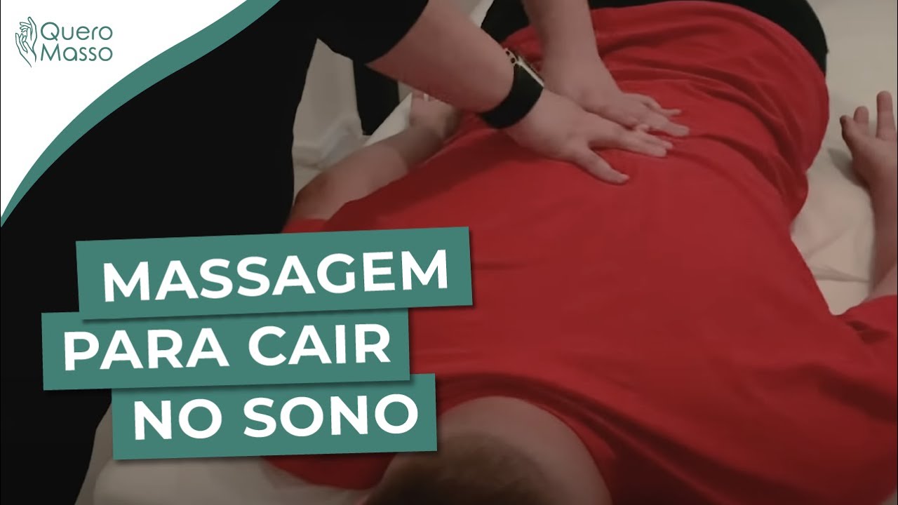 Massagem relaxante para dores nas costas