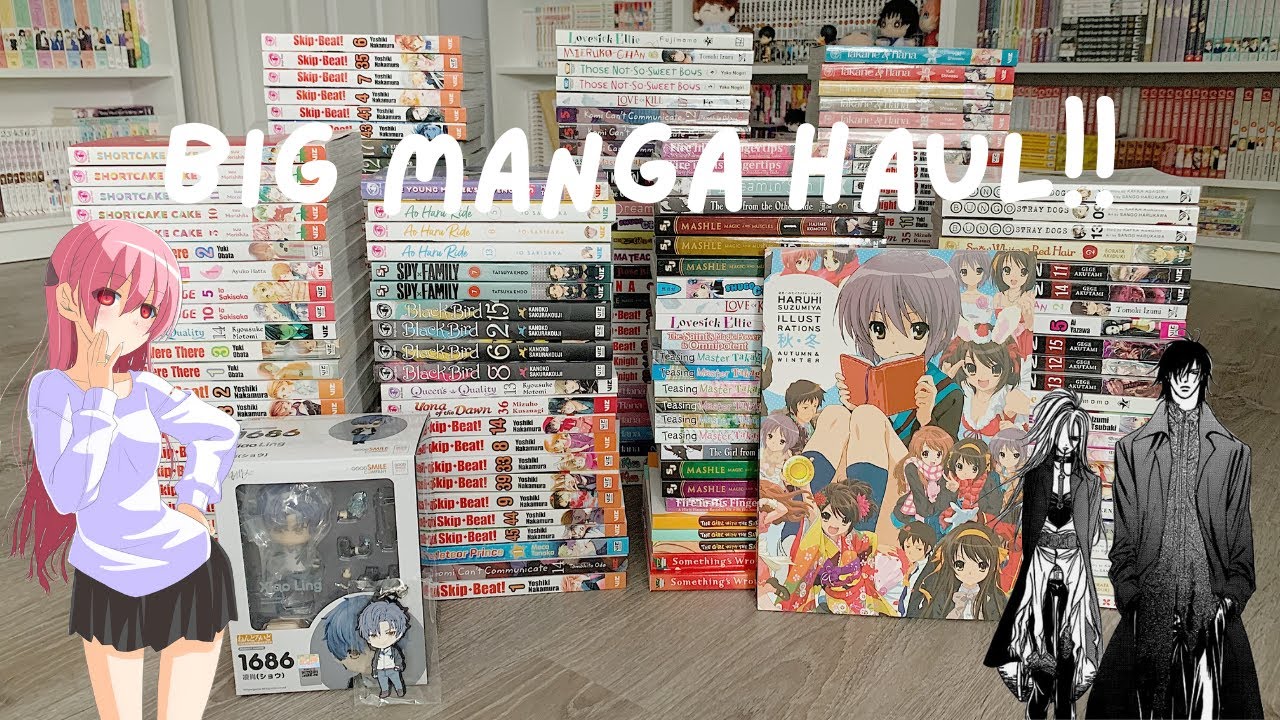 my biggest manga haul ever!! (200+ volumes) ✧