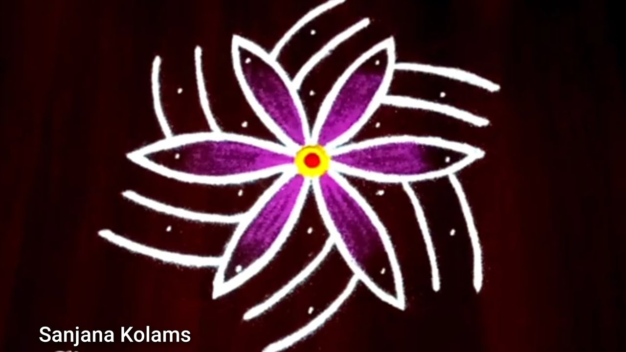 🌺5*3 Dot🌺 Easy Simple Beautiful and🌺Traditional KambiKolam🌺 Friday and Festival Rangoli