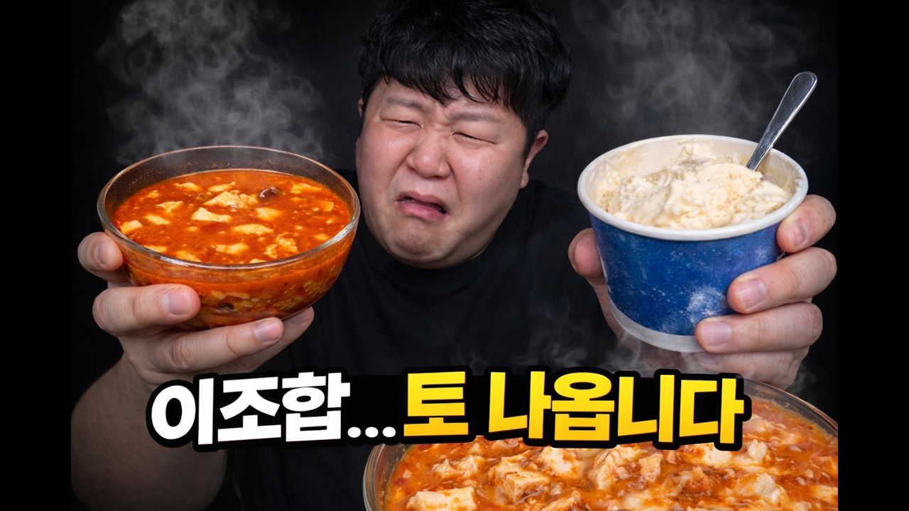이론상 가능했는데 현실은 아니었습니다 (순두부 아이스크림)
