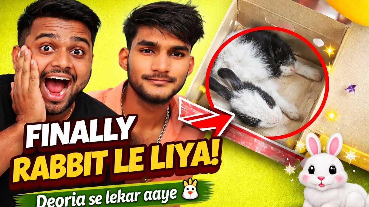Finally Hamne Rabbit Le Liya 🐰 | Deoria Se New Pet | Full Vlog