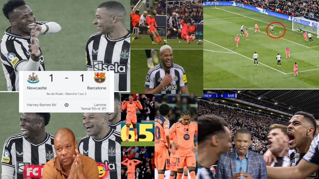 Rudy sou Match nul New castle 1-1 Barcelone/abit sove barca ak Lamine joelinton mete barca nan poch