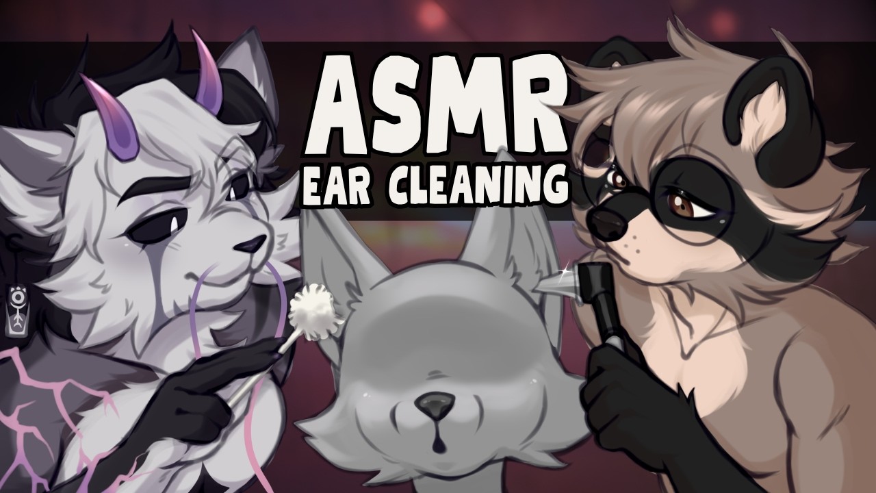 [Furry ASMR] Ear Cleaning, Examination & Massage ✨ (with Sharkbarksss)