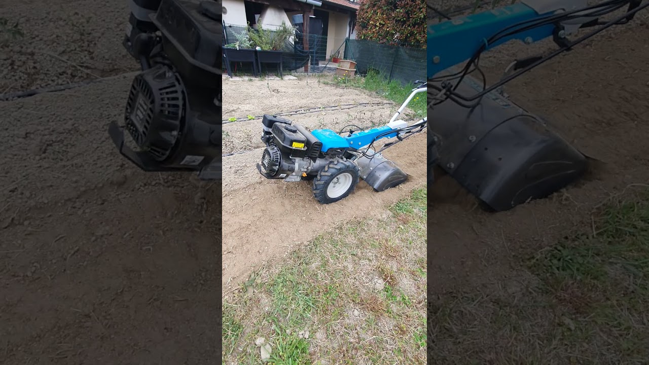 fresatura con motocoltivatore bertolini 405s