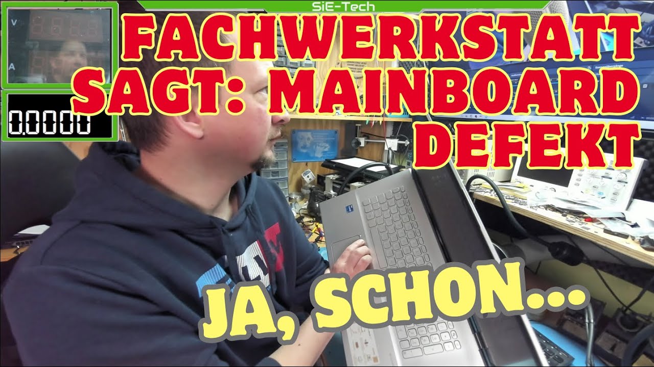 Asus Vivobook F712E vom Reparaturservice beschädigt