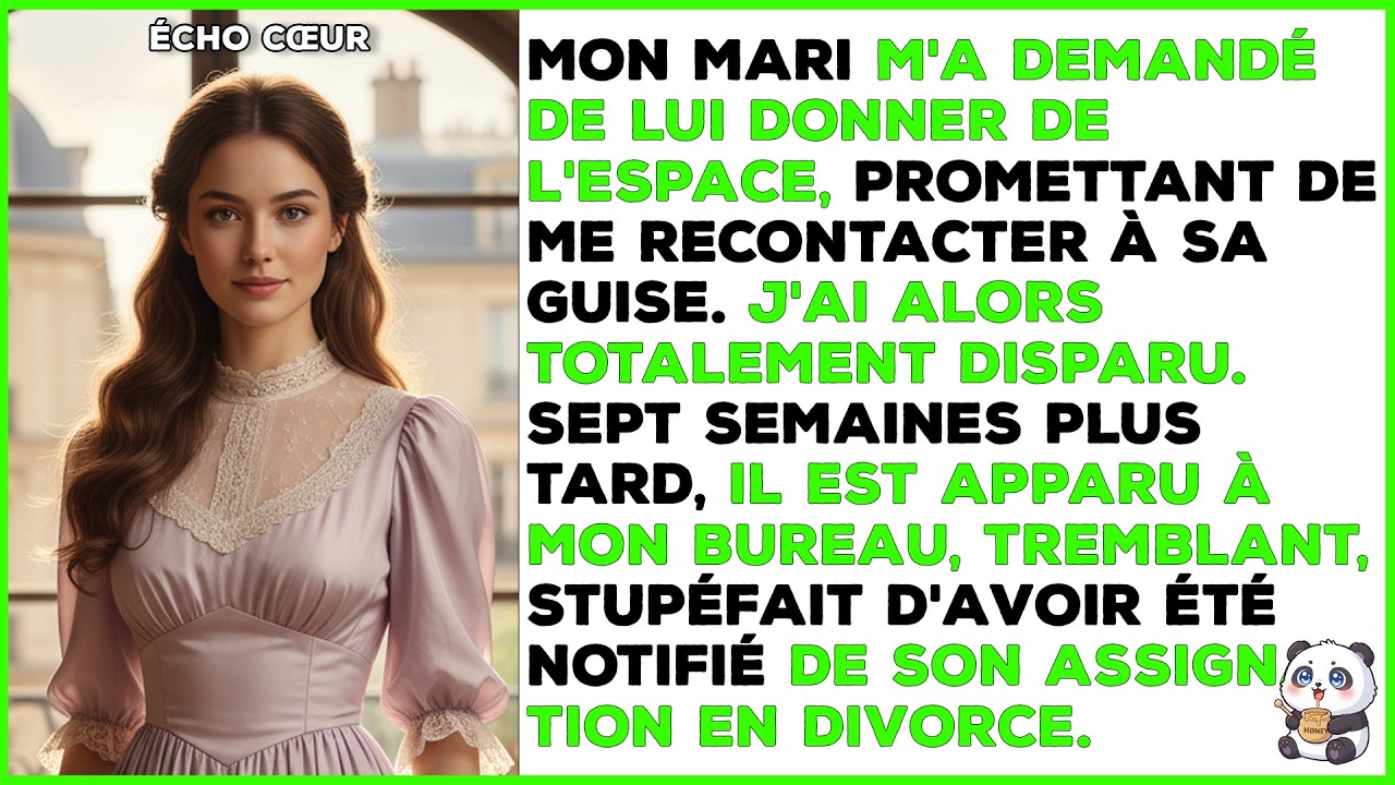 Mon mari m'a dit de prendre du recul et de lui laisser de 