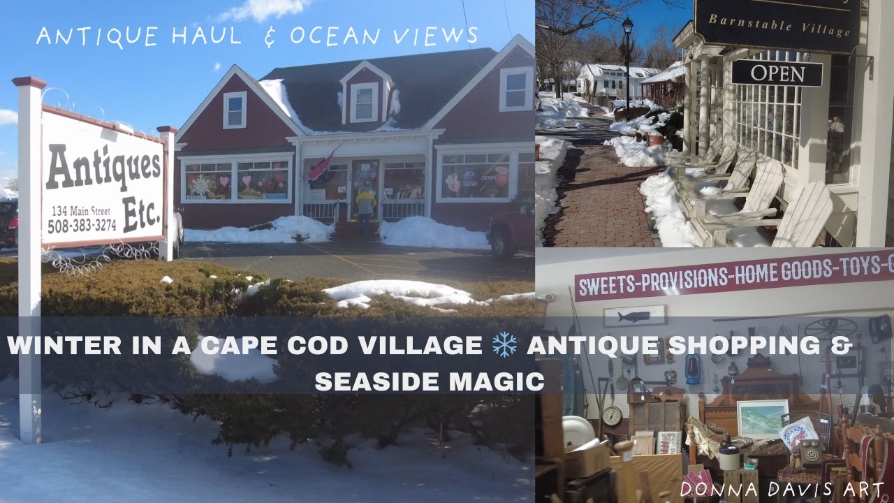 Antique haul Cape Cod | Antique Store & Coastal Views | shop antiques with me