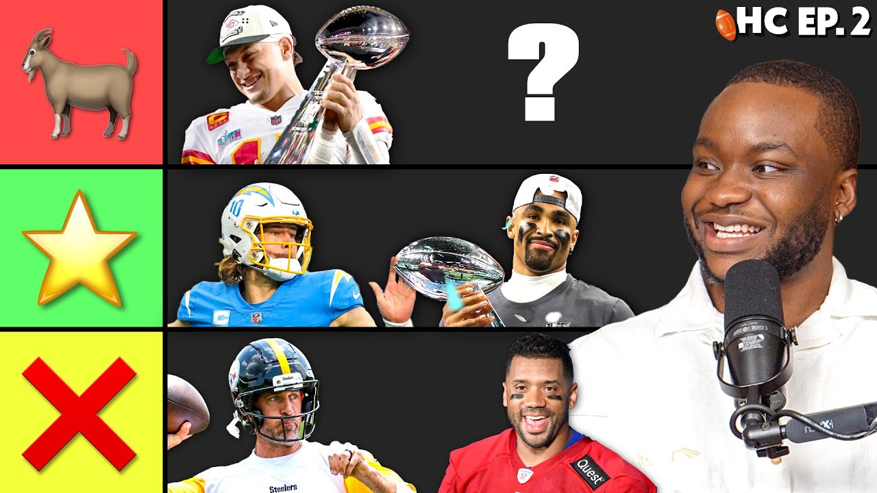 We Put Every NFL Quarterback In A Tier List | Ep. 2