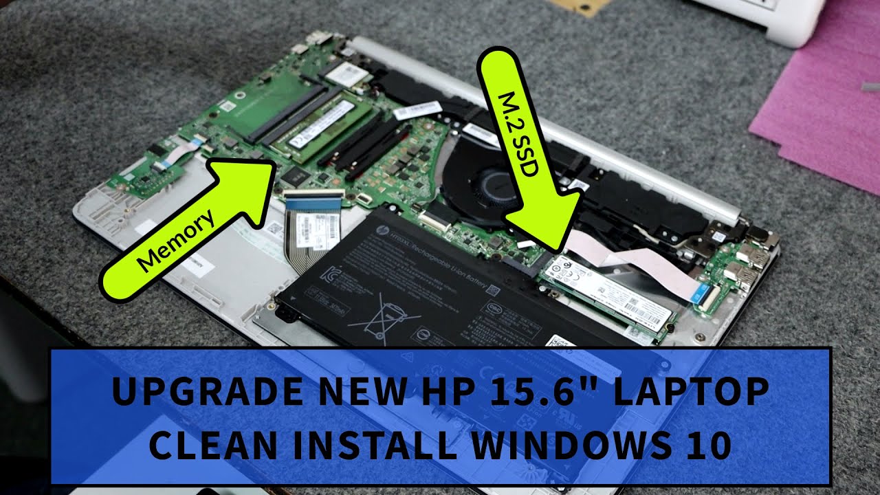 Как обновить SSD-накопитель M.2 и память в ноутбуке HP 15,6