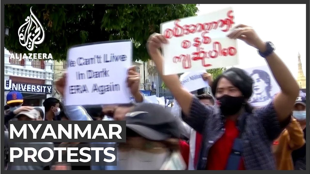 Myanmar military warns of ‘action’ as protests grow