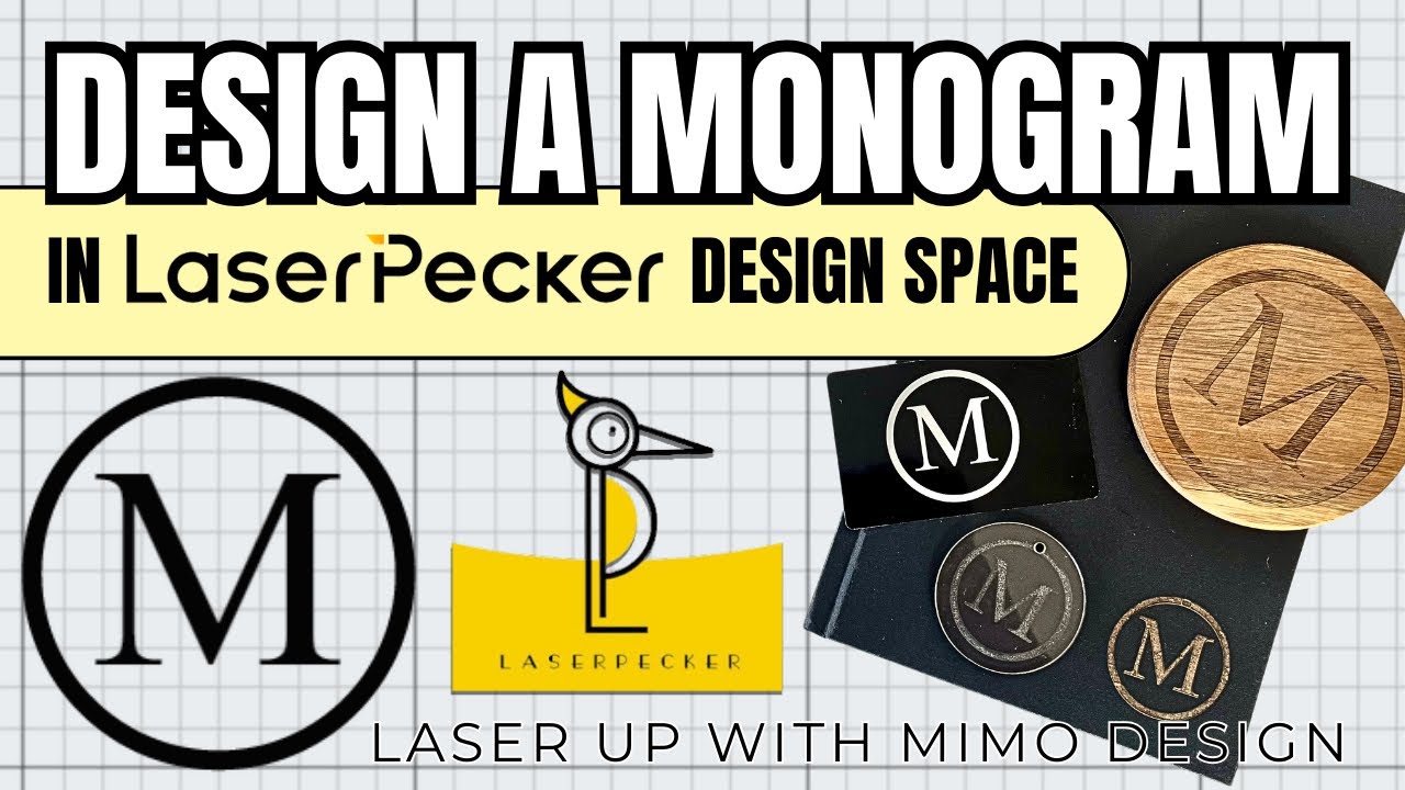Создание монограмм на заказ за считанные минуты | Дизайн-пространство LaserPecker