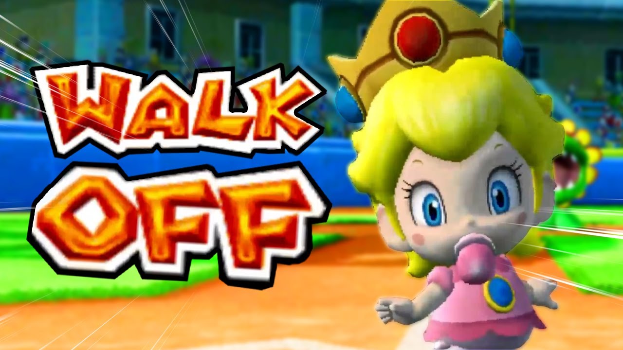 BABY PEACH DOES THE IMPOSSIBLE IN MARIO SUPER SLUGGERS!!!!!