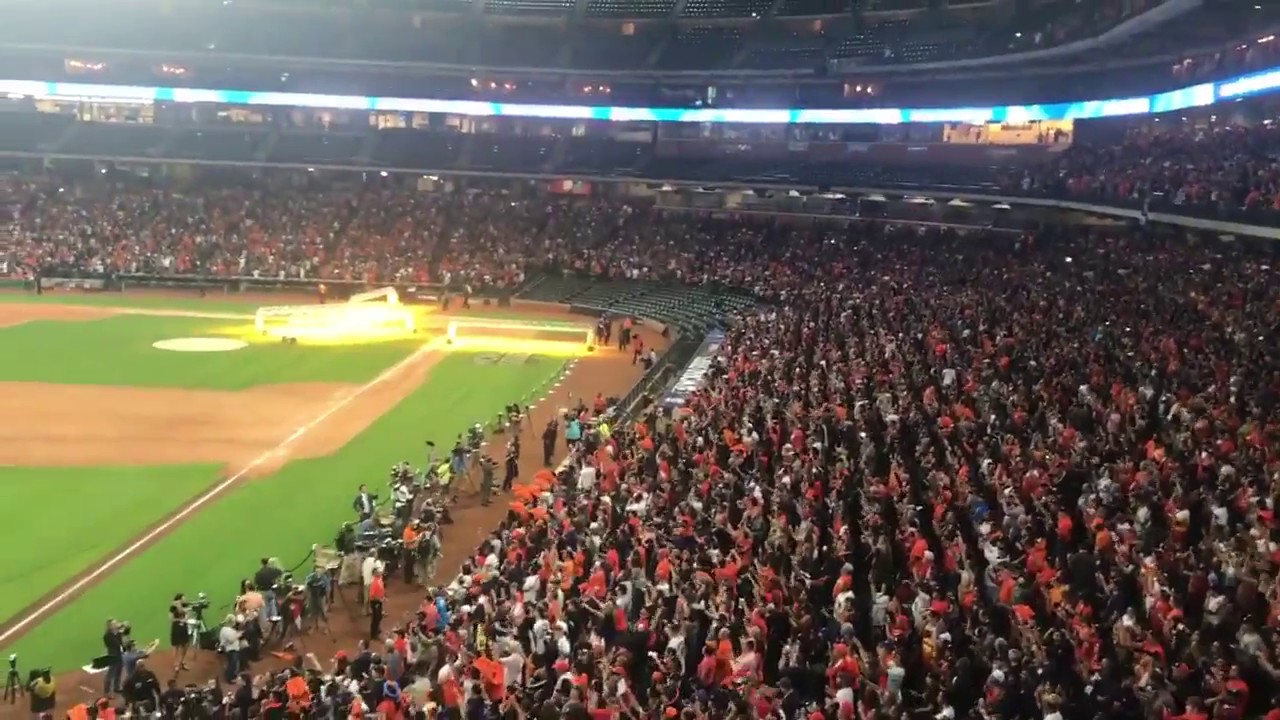 Astros vs Dodgers Final out World Series game 7 at Minute Maid watch Party