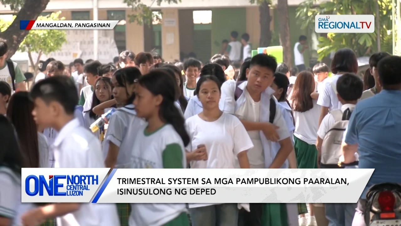 Trimestral system sa mga pampublikong paaralan, isinusulong ng DepEd | One North Central Luzon