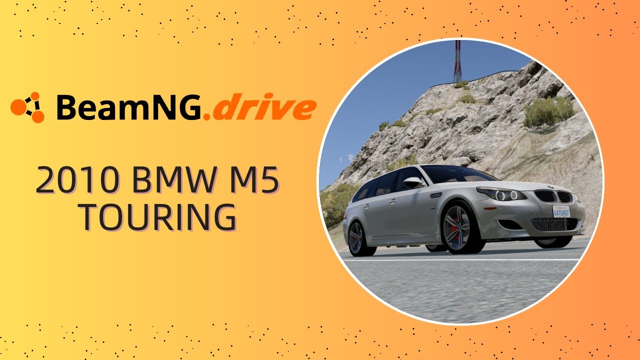 2010 BMW M5 Touring Test Drive (BeamNG)