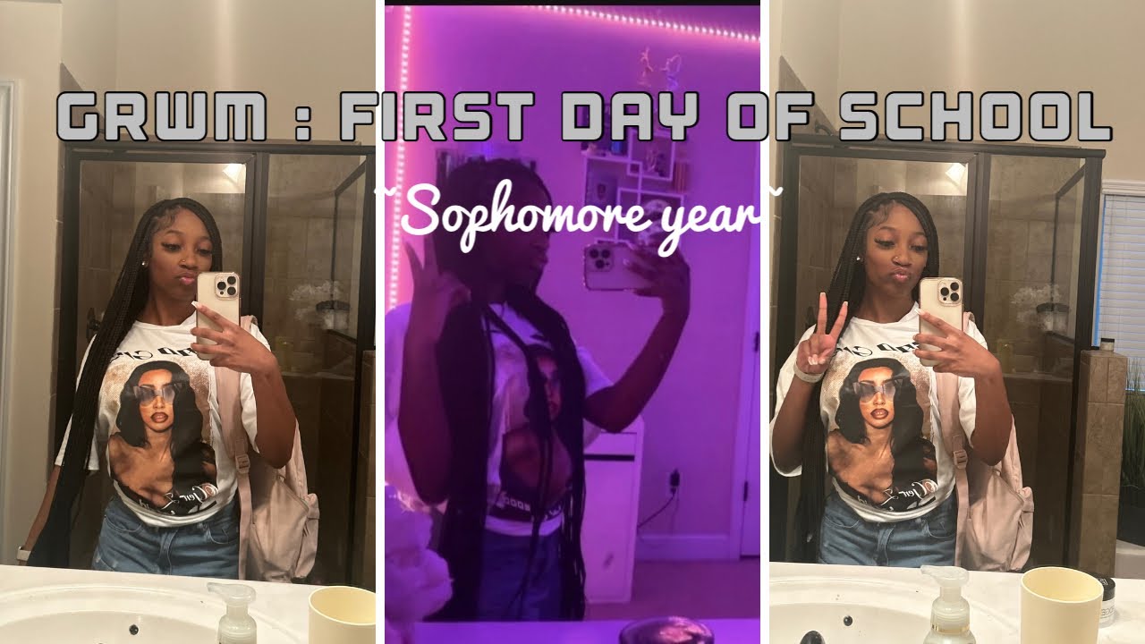 FIRST DAY OF SCHOOL GRWM & VLOG