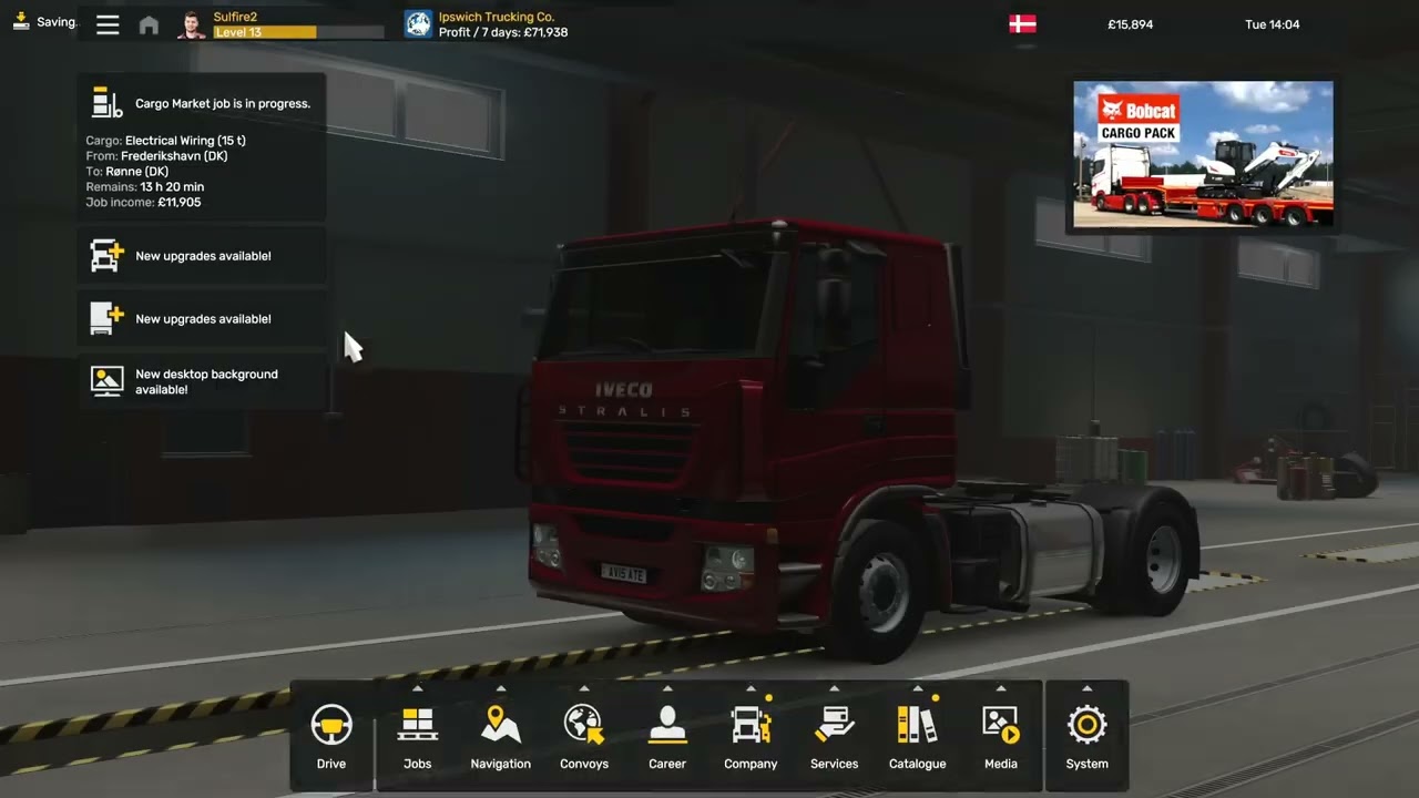 Frederikshavn to Ronne: ETS2 Timelapse