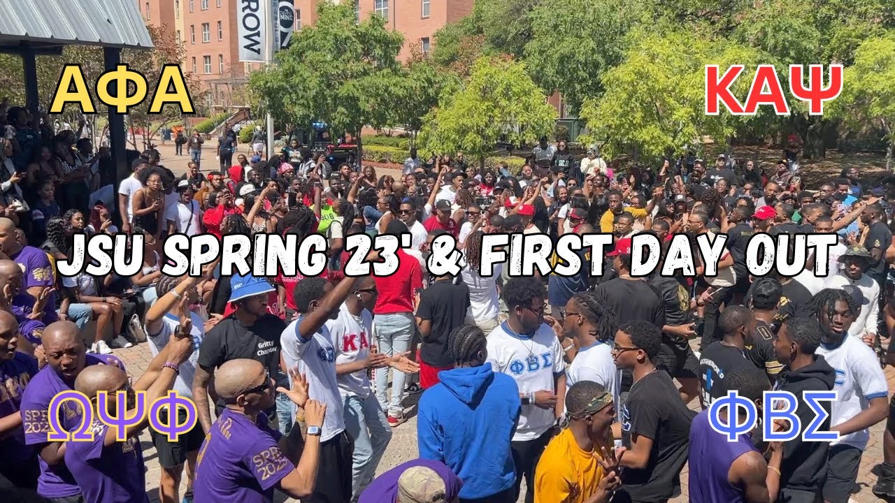 Spring 2023' First Day Out | Jackson State University's Greek Life