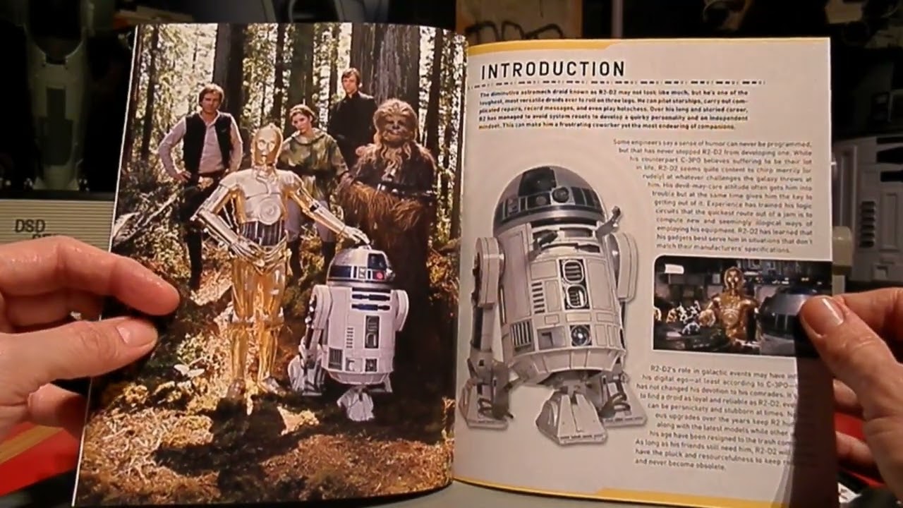 STAR WARS - 674 - R2-D2 - 3D WOOD MODEL (INCREDI BUILDS) PART I - BOOK