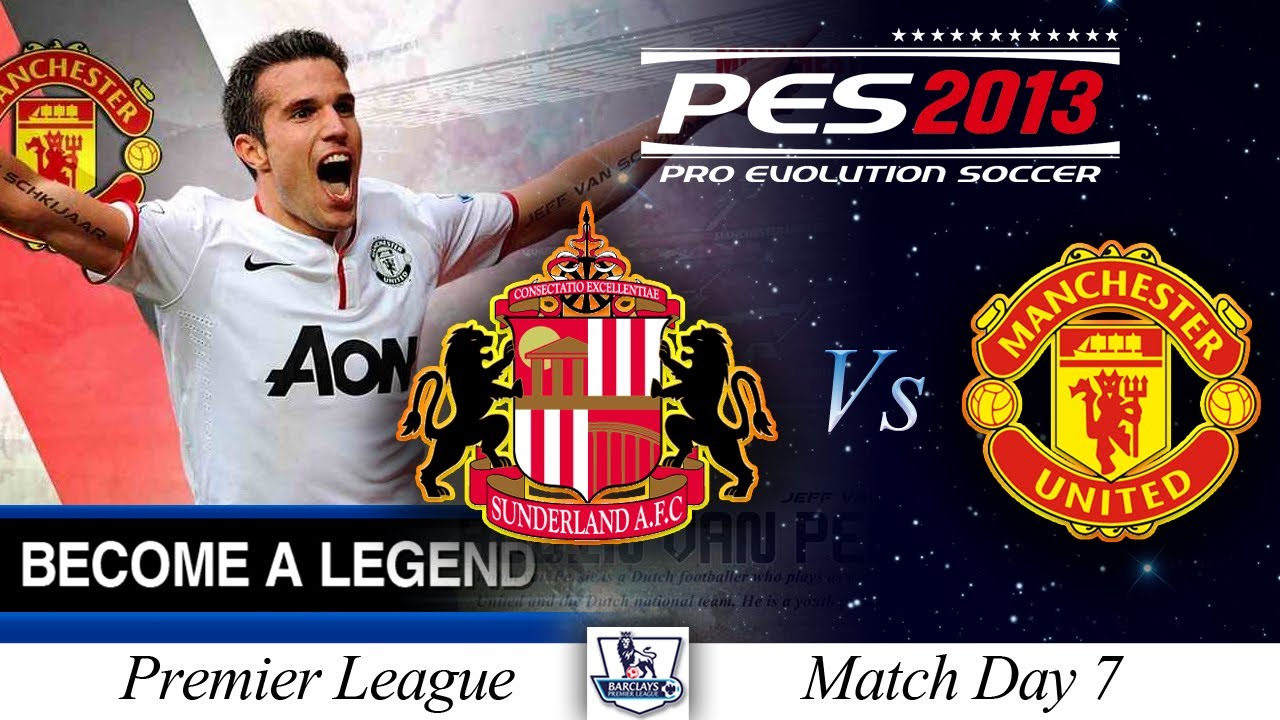 [TTB] BAL Series #2 - PES 2013 -  Sunderland Vs Man Utd - Match Day 7 - Camera Angle V2