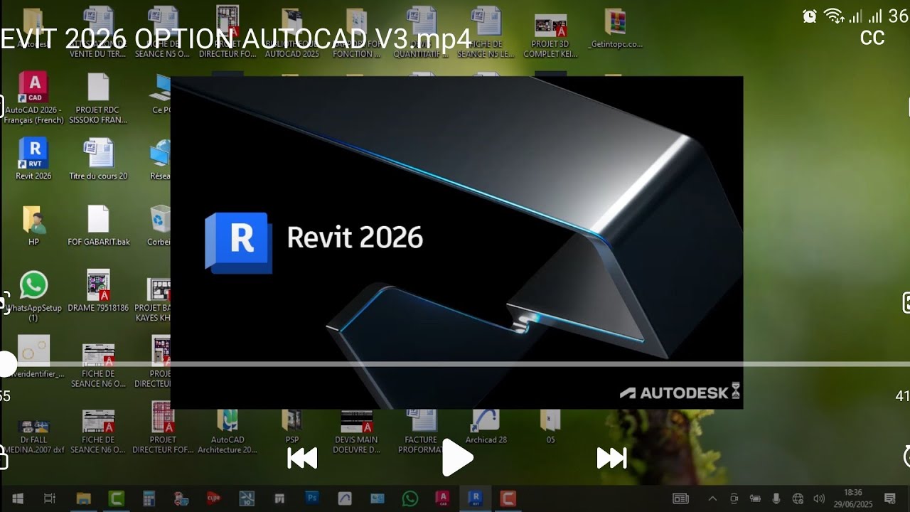 REVIT 2026 AVEC OPTION AUTOCAD V3