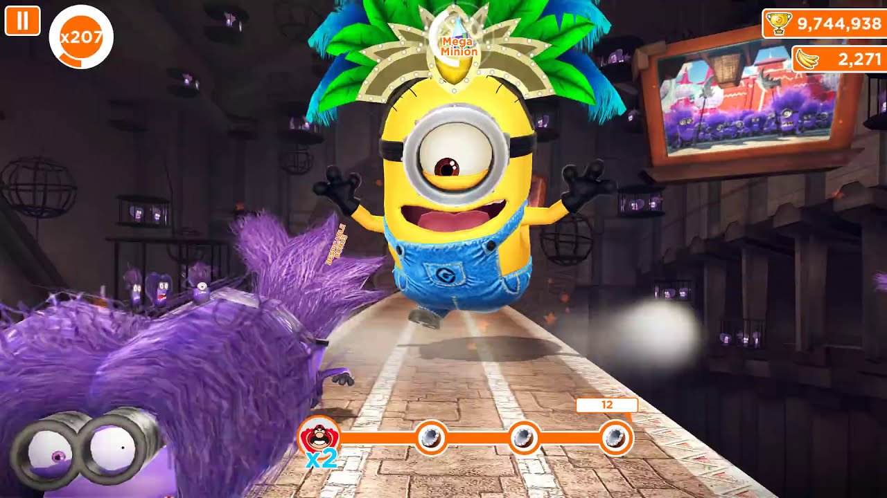 Despicable Me 2: Minion Rush El Macho's Lair POLO DISGUISED Angry MINION PART 3 Win 20 Time
