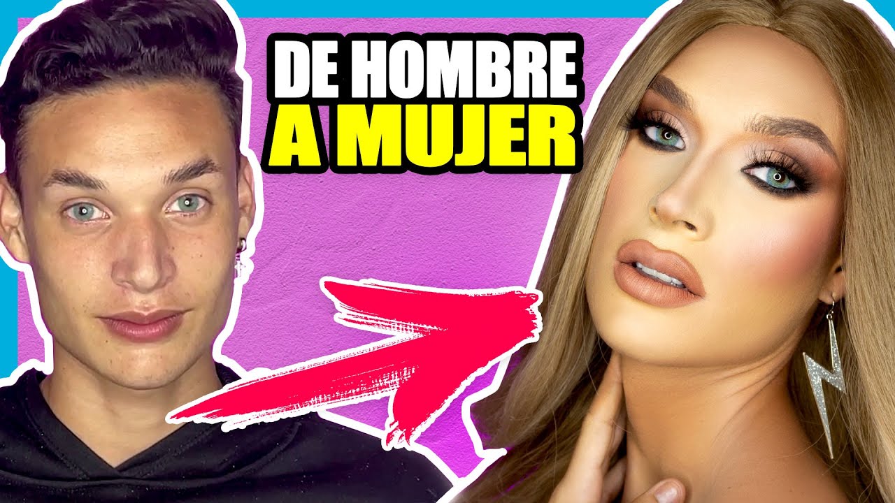 MAQUILLAJE DE HOMBRE A MUJER - Transformación Extrema 👨🏻👸 | EDDURAF