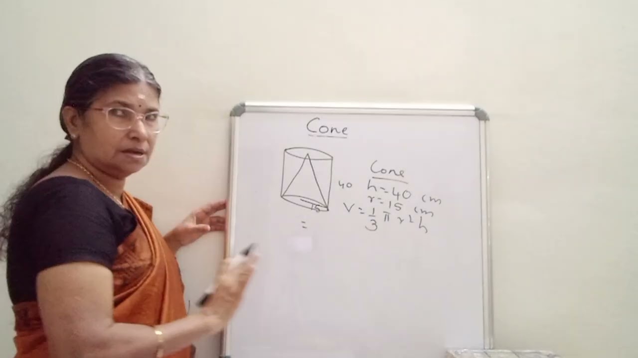 Maths SSLC Solids cone sphere 