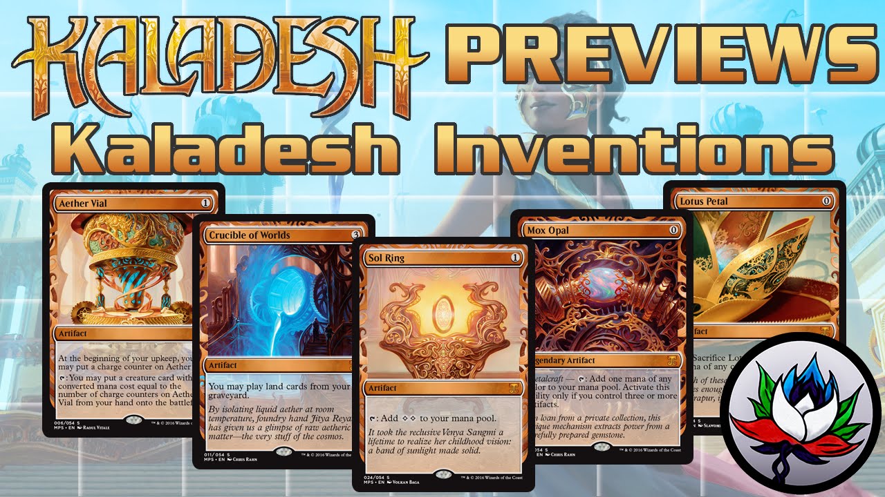 HUGE MTG NEWS - Masterpiece Series: Kaladesh Inventions &ndash; Crazy NEW Spoilers!