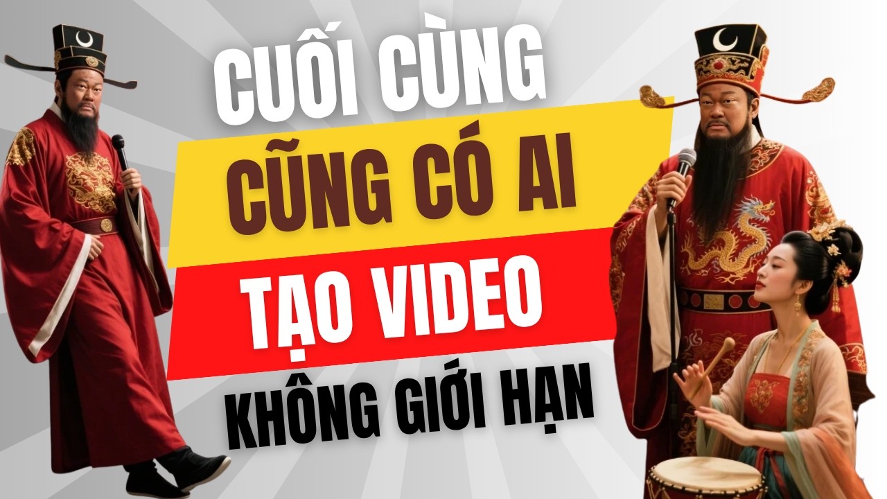 Cách Tạo Video AI Miễn Phí Không Giới Hạn - Hướng Dẫn Chi Tiết Bao Công Hát Nhép (Rất Ít Người Biết)