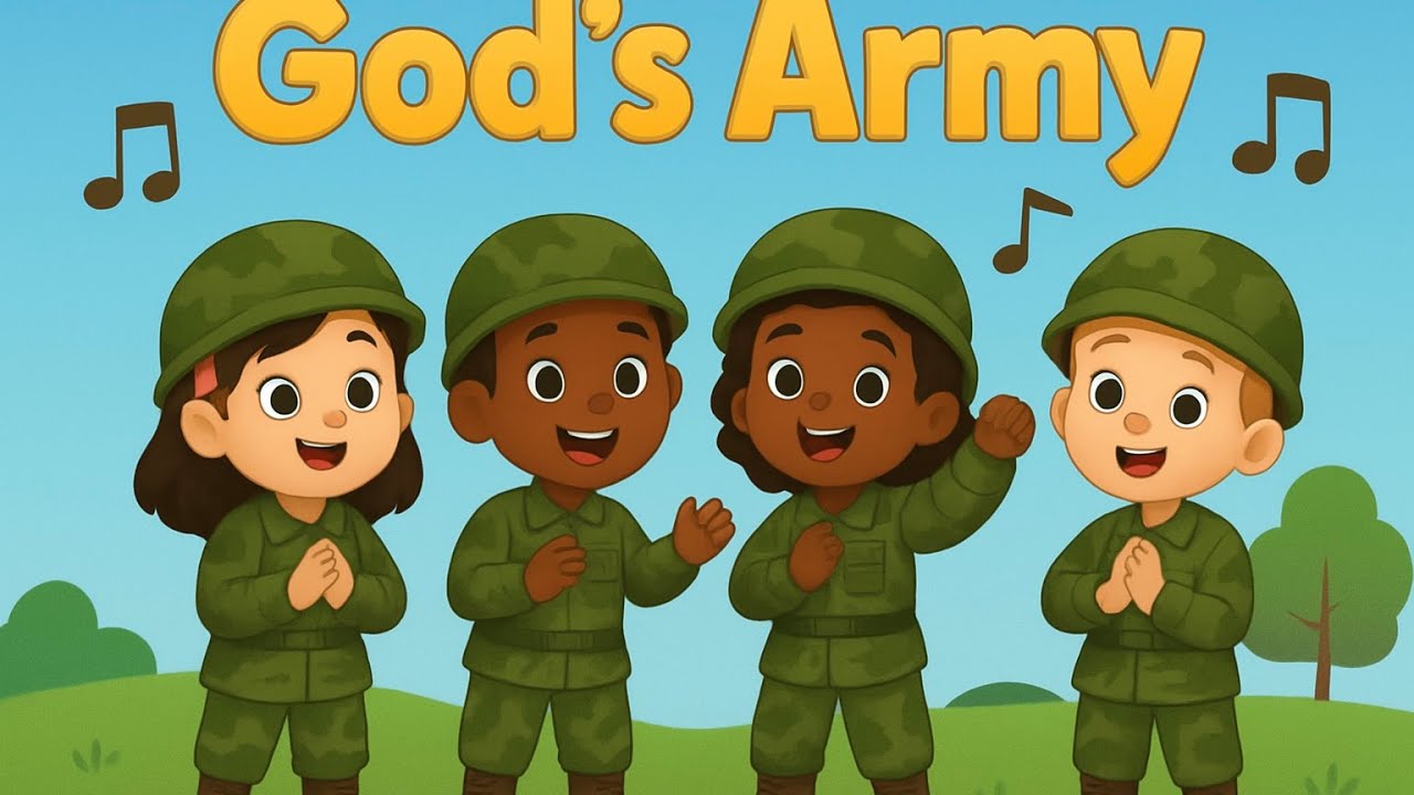 I’m in the Lord’s army/ Sunday School Bible Songs/Christian Songs for Kids/Worship Song for Children
