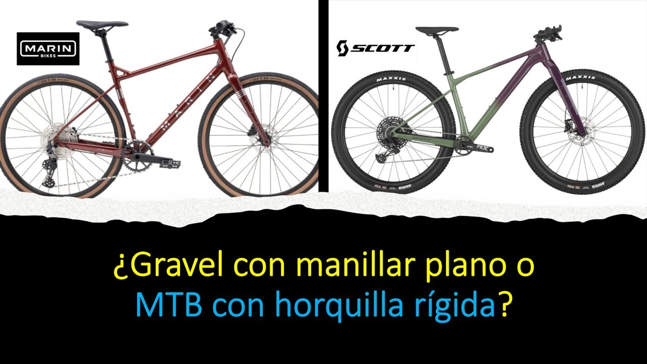 Scott Scale Gravel vs Marin DSX: MTB vs Gravel con manillar plano y sin suspensión delantera