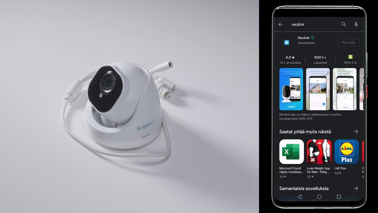 Reolink RLC-820A kameran k&auml;ytt&ouml;&ouml;nottovideo