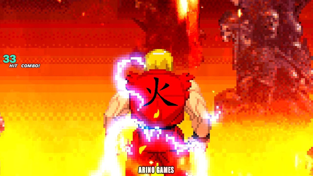 SHIN KEN VS SCORPION! MASTERS OF FIRE!