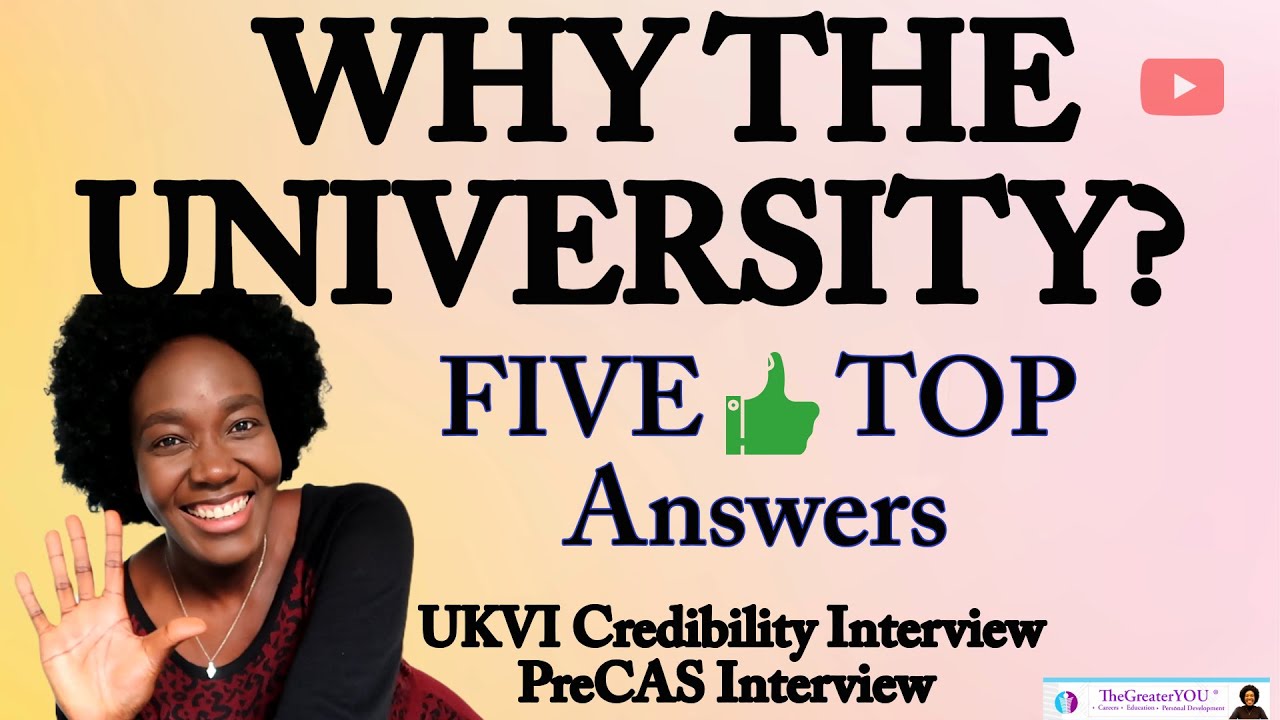 how to answer why study at that university?