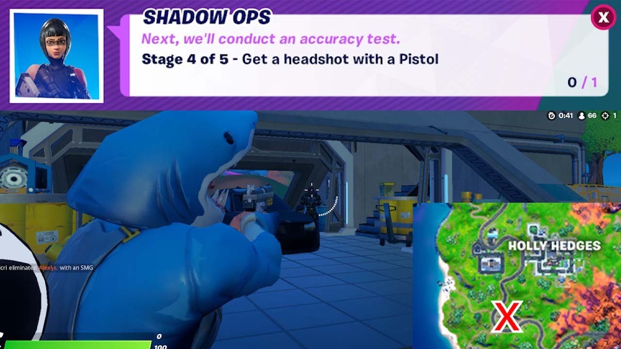 Get a headshot with a Pistol - Stage 4 of 5 - SHADOW OPS