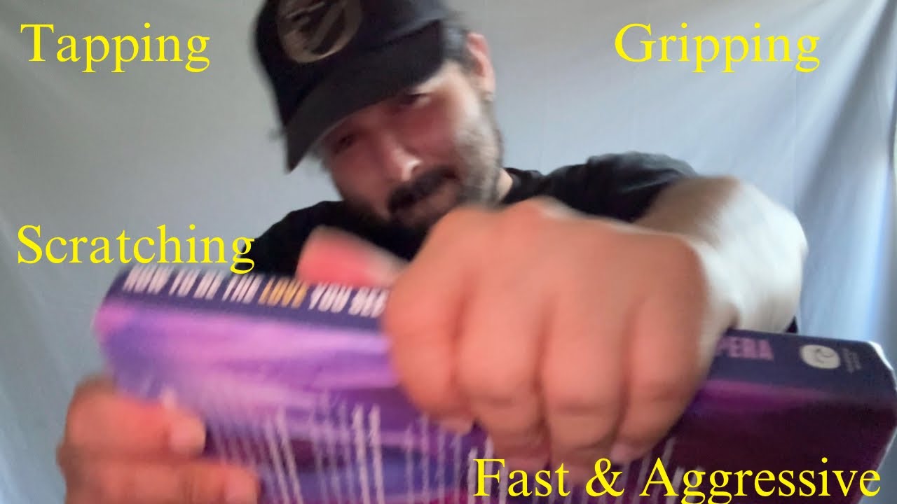 #ASMR | Book Massage (gripping/scratching/tapping)