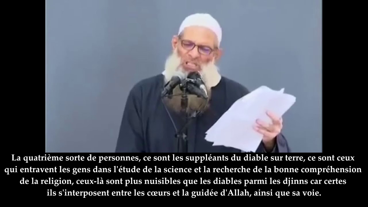 Prend garde à ne pas faire partie des 4 sortes de gens qui participent à la destruction de l'islam!