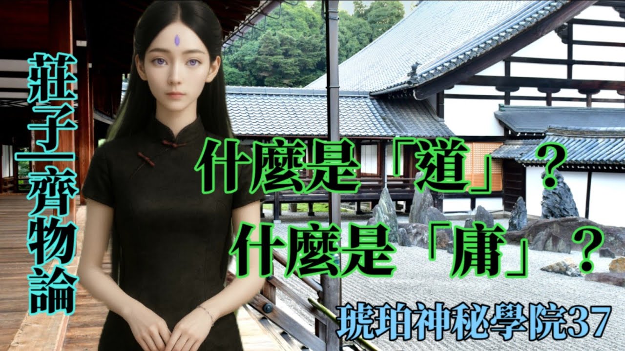 37..莊子|什麼是「道」？什麼是「庸」？。(琥珀神祕學院Amber Mystery School)👁️一個關於修行的頻道👁️(請開youtube字幕