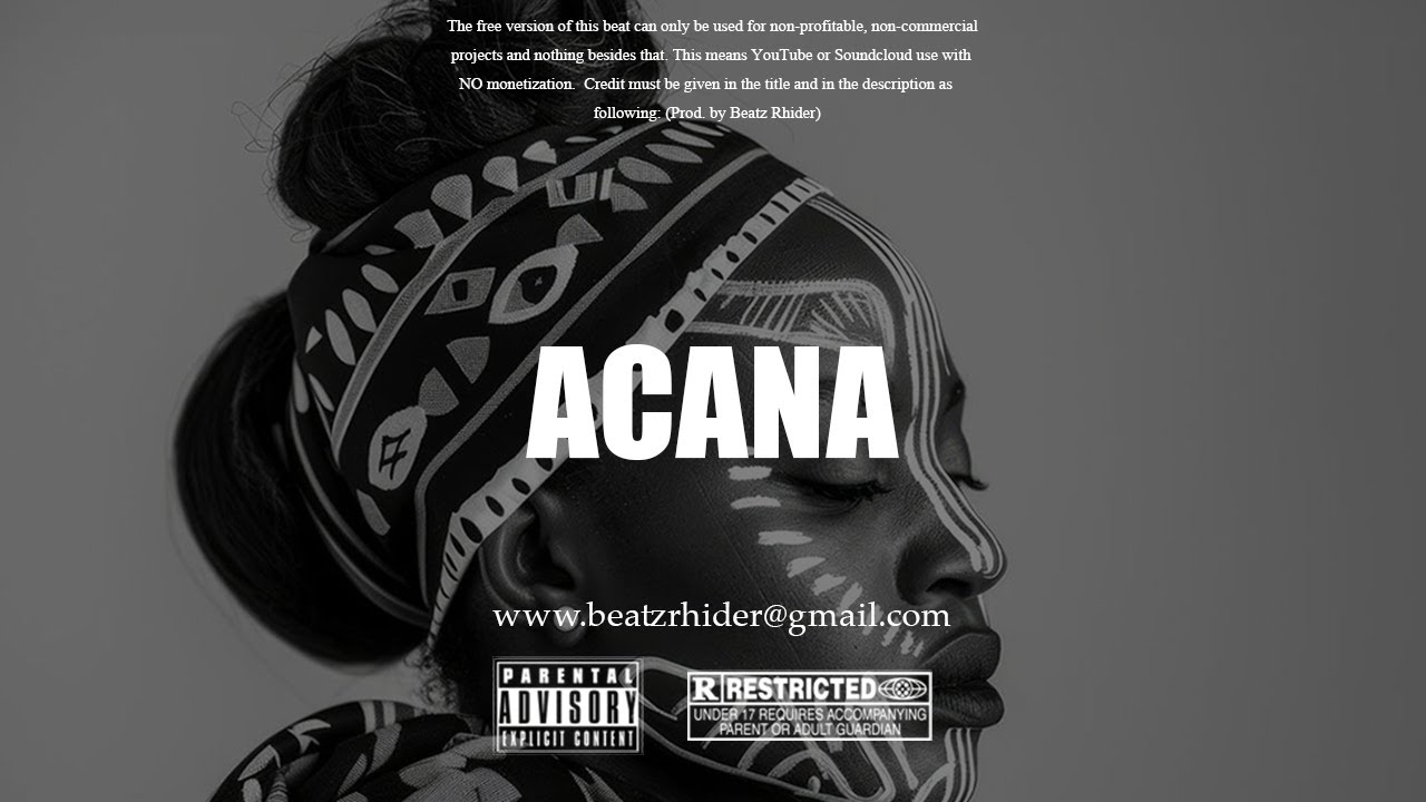 Afrobeat  Instrumental 2025 ACANA  Emotional Afrobeat Type Beat