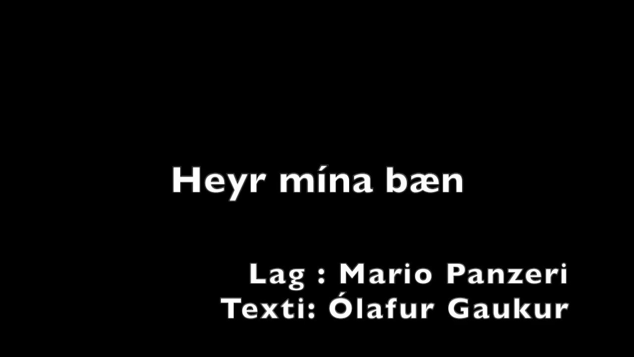 Heyr mína bæn - undirspil