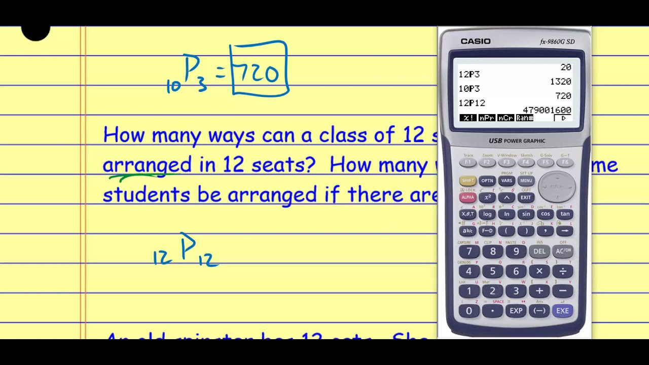 Permutations and Combinations Calculator Only