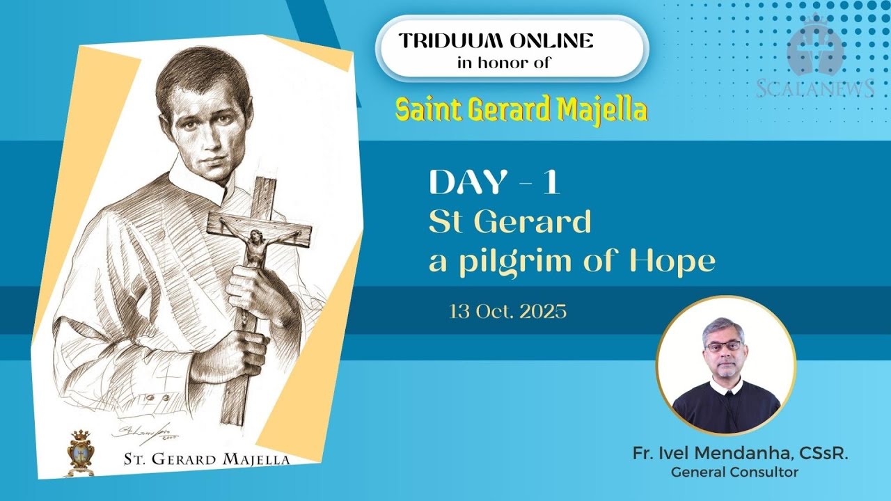 🇬🇧 Triduum Day 1: Fr. Ivel Mendanha, CSsR., reflects on St. Gerard Majella, a Pilgrim of Hope