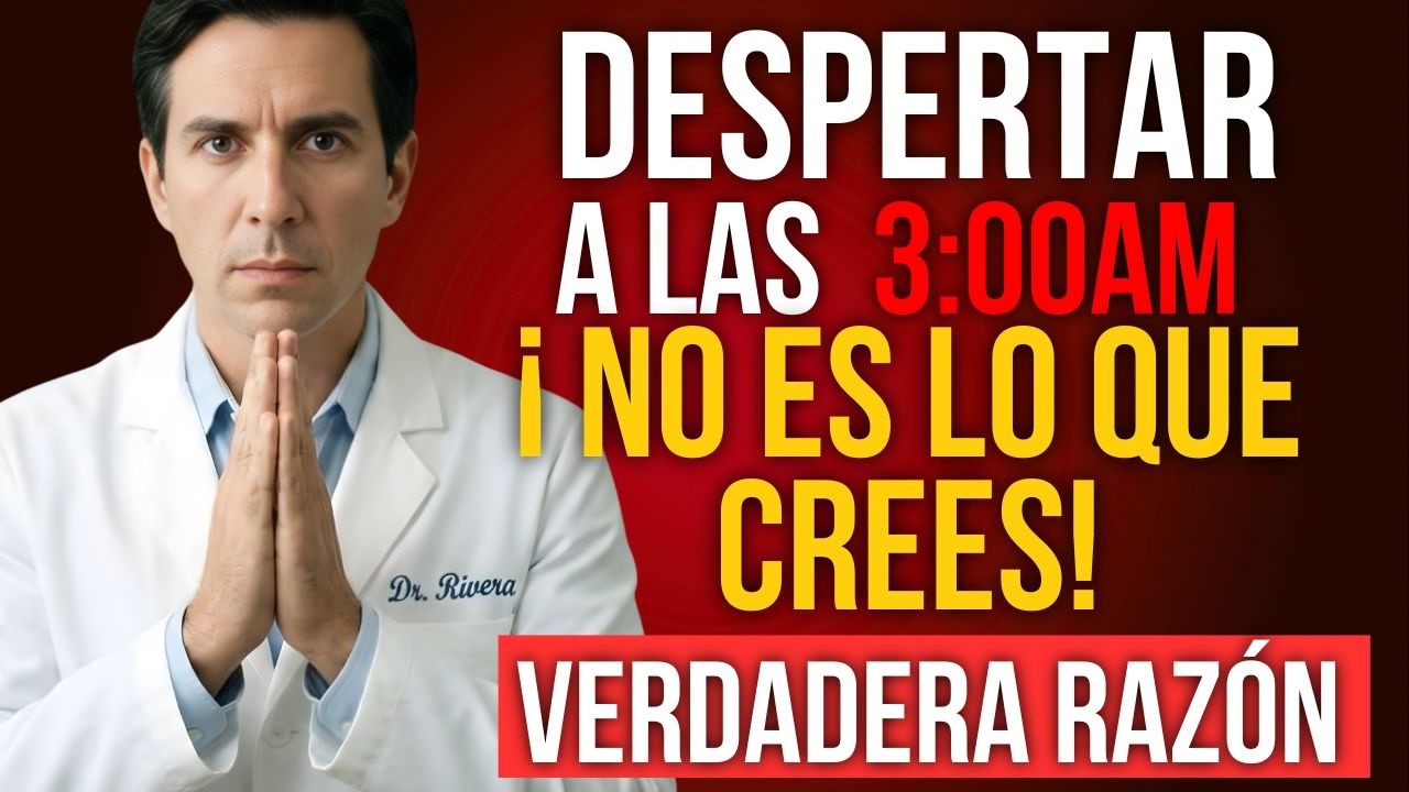 ¿Te despiertas a las 3 AM? ¡Tu cuerpo pide ayuda! ¿Por qué no te lo dicen? I Salud y Hábitos