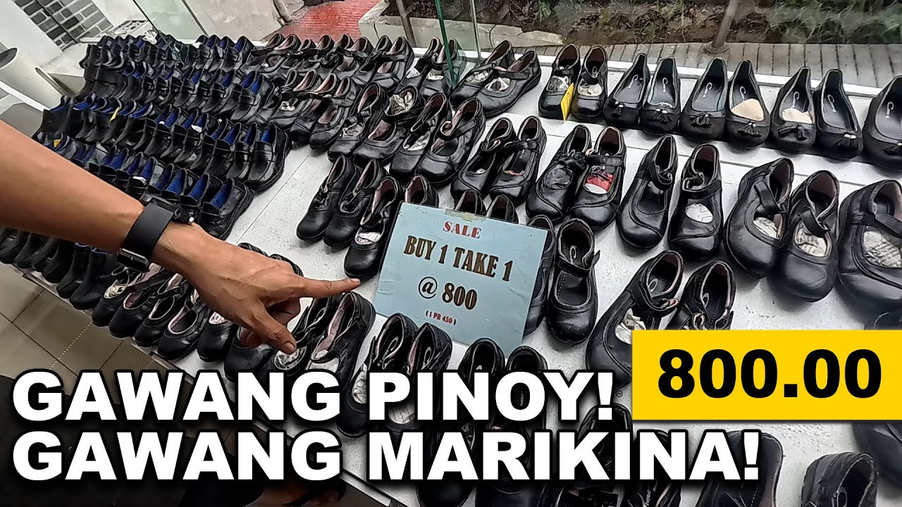 SAPATOS NA 100% GAWANG PINOY! MURANG PAGAWAAN SA MARIKINA, MGA UP TO 50% DISCOUNT!