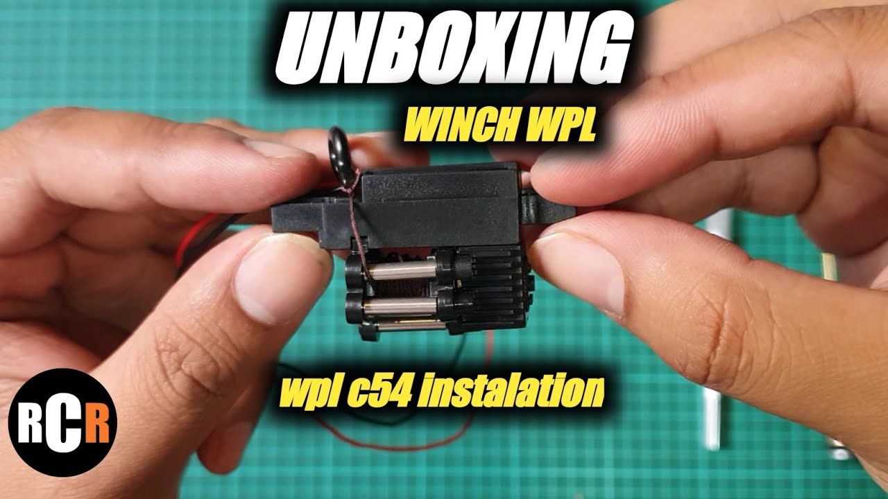 UNBOXING WINCH WPL ‼️ CARA PASANG DI WPL C54