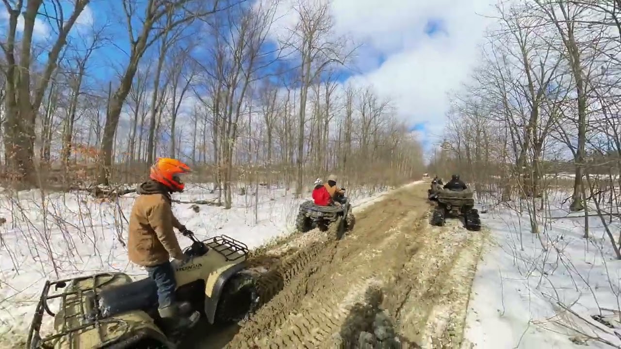 Yamaha Big Bear Does Mud Road (short version)