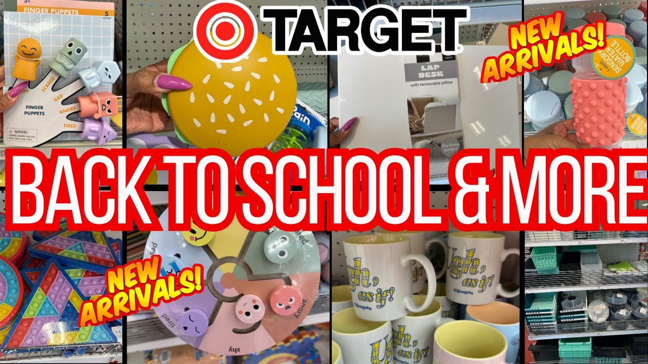 NEW TARGET DOLLAR SPOT HOME ORGANIZATION + BACK TO SCHOOL🔥🎯SHOP WITH ME🔥🎯NEW TARGET $1 SPOT