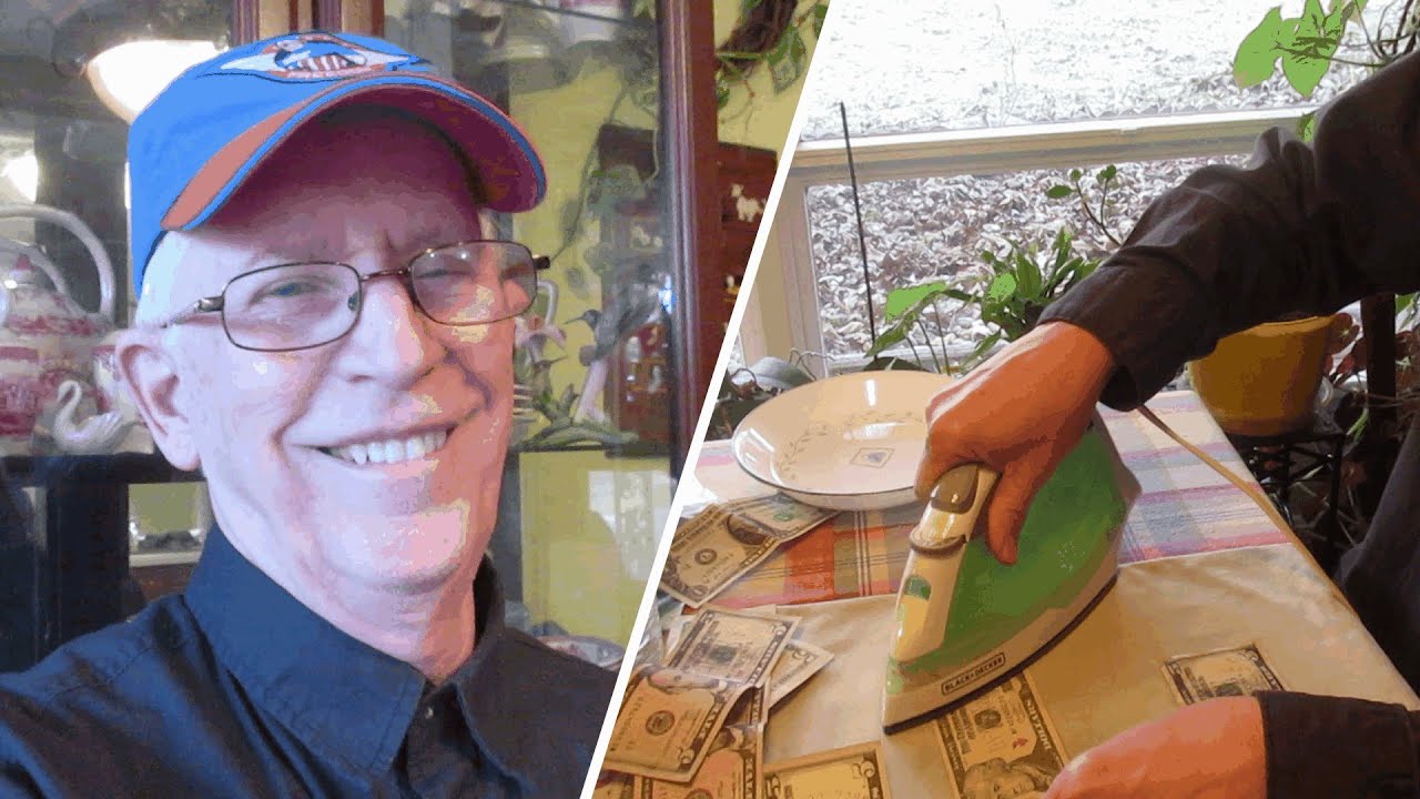 Make Clean, Crisp Dollar Bills for Christmas Giving.  You Can Do This!